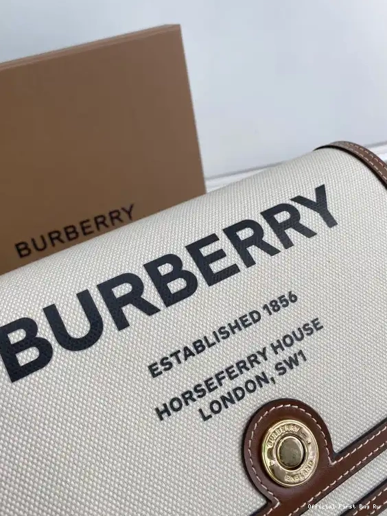 Official First Bag Ru BURBERRY Crossbody Note Bag-25-8.5-18cm 0504